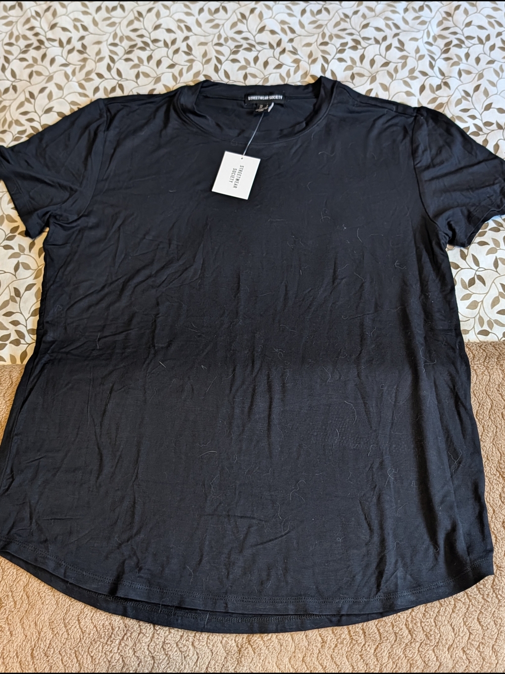Streetwear Society Black Short-Sleeve Crew Tee